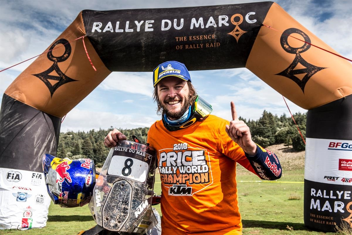 EL PILOTO DE KTM TOBY PRICE, CORONADO CAMPEÓN DEL MUNDO DE RALLYES CROSS-COUNTRY 2018